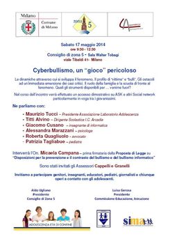 Cyberbullismo: un "gioco" pericoloso - Milano, 17 ...